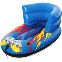 BESTWAY Luge gonflable avec dossier FLURRYZ CHILD - Vinyle 0,40 mm - 84 cm x 46 cm - 1 place