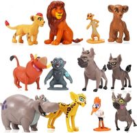 12 jouets du Roi Lion, figurines d'action de 1 à 2,3 pouces, idéaux pour les décorations de vacances, les collections et les cade