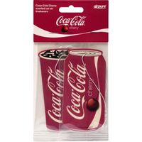 Lot de 2 désodorisants Coca cherry - Entretien auto - Coca cola