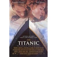 Titanic - di caprio - 102x150 cm - AFFICHE - POSTER - Envoi Roulé