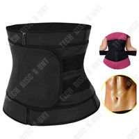 TD® Ceinture de transpiration pour femme ceinture abdominale élastique au crochet autour de la taille sport taille abdominale M