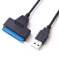 TD® Adaptateur Câble USB SATA disque dur SSD Vitesse Transmissions Haute Puissance Disque Dur Transferts Données de Grande Vitesse