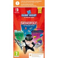 Hasbro Game Night - Nintendo Switch - Code dans la boîte - Party Game - 1-4 joueurs