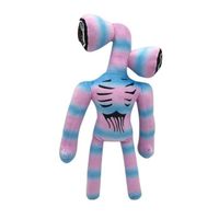 15 "bleu violet arc-en-ciel coloré tête de sirène en peluche peluche jouet poupée douce de haute qualité N°1