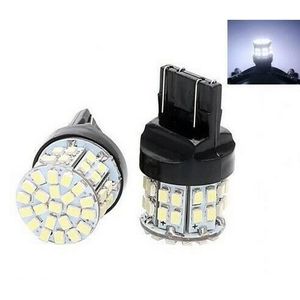 Ampoule phare - feu Ampoules T20 LED W21/5W Blanc Veilleuses 7443 feu 