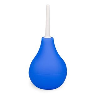 PLUG - CHAPELET Poire à lavement en silicone 89ml Bleu