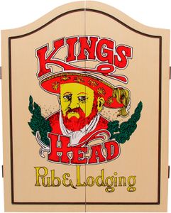 JEU DE FLÉCHETTE Pack Cible traditionnelle + Armoire Kings Head JEU DE FLÉCHETTE Pack Cible traditionnelle + Armoire Kings Head