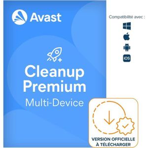 ANTIVIRUS À TELECHARGER Avast Cleanup 2024 - ( 3 Ans / 5 Appareils ) | Lib