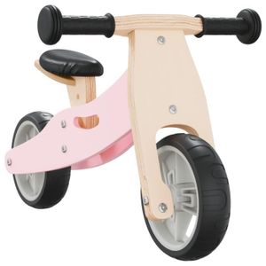 VÉLO ENFANT Drfeify Vélo d'équilibre pour enfants 2-in-1 rose 112259