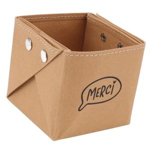 BOITE DE RANGEMENT boîte d'emballage boîte de stockage de papier kraf