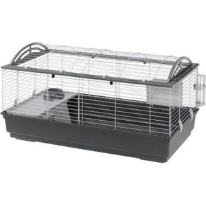 CAGE Cage pour lapins - FERPLAST - Casita 120 - 119 x 58 x 61 cm - Accessoires inclus - Facile à nettoyer