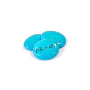 MARQUE-PLACE  Marque place Galet Turquoise x12