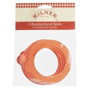 uxcell Lot de 4 joints de rechange en silicone pour bocaux en verre, 9,4 cm, anneaux d'étanchéité hermétiques et étanches pour bocaux en verre, orange