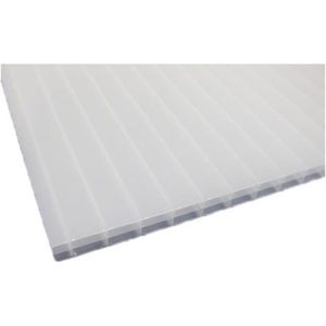 Plaque de polycarbonate creux 10,25 m² 14 unités Plaques à double paroi 4mm  d'épaisseur Serre abri - Cdiscount Bricolage