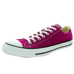 converse basse rose fushia