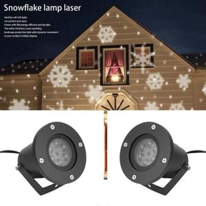 PROJECTEUR LASER NOËL Projecteur Laser Noël Neige LED Lampe Lumière Déco Fête éclairage Scène Jardin Pelouse