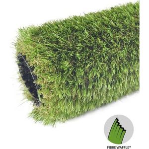 Pelouse tapis art pelouse tuft drainage 10 mm 400x490 CM vert exclusif