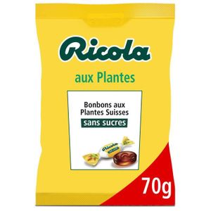 CONFISERIES DE POCHE LOT DE 4 - RICOLA - aux Plantes Bonbons Suisse aux