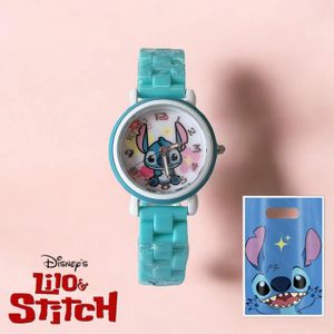 Montre - Stitch - Blauw - Cadeau d'anniversaire - Fête d'enfant - Cadeau  chaussure