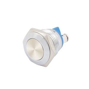 sourcingmap/® 19mm 15mm 1NO File/étiquettes haute t/ête bouton poussoir Interrupteur momentan/é