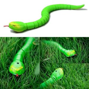 Qiilu jouet serpent télécommandé Jouet de serpent télécommandé pour enfants  jouet de serpent RC simulé rechargeable queue