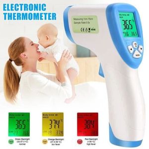 THERMOMÈTRE BÉBÉ Thermomètre infrarouge numérique Pistolet à temp��rature frontale Thermomètre sans contact 32-429C pour bébé enfants et adultes