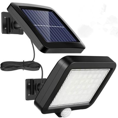 Projecteur LED Solaire PNI GreenHouse WS50 PRO – 50W Avec Panneau 6W Et Batterie Intégrée, Idéal Pour L'extérieur