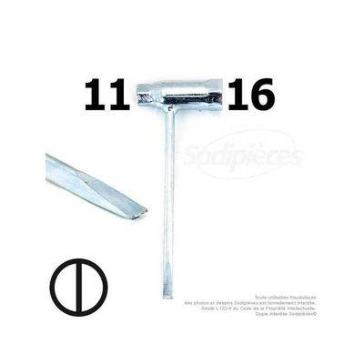 Clé Combinée Pour Bougies AC - 13x19 - Newgardenstore 37270630