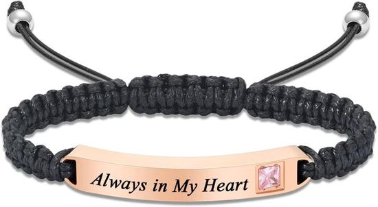 Bracelet Urne En Forme De Cœur Pour Cendres - Bijou Commémoratif En Acier Inoxydable - Cadeau Souvenir Personnalisable