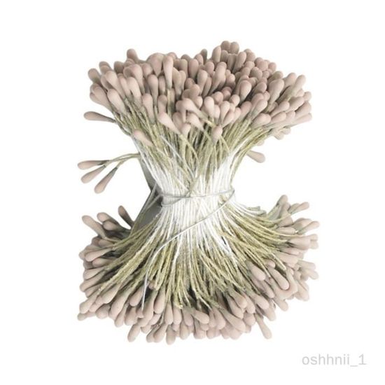 Étamines De Fleurs Artificielles - 800 Pièces - Double Tête - 2mm X 6cm - Rouge - Pour Bouquets DIY