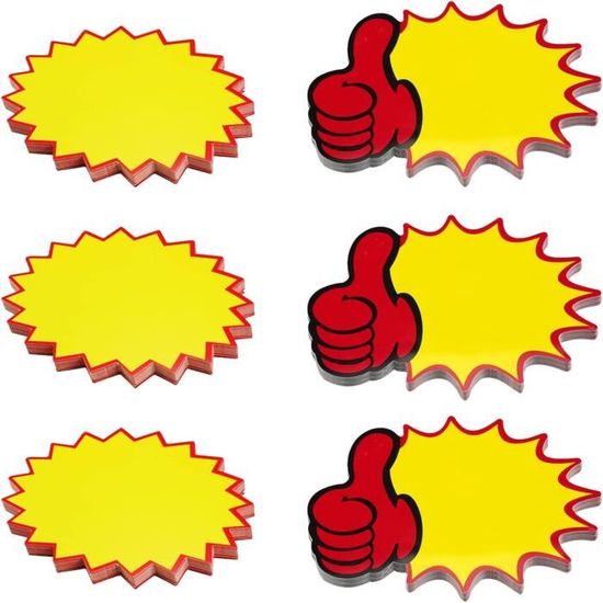 200 Étiquettes De Prix Papier - 5x7 Cm, 8 Couleurs | Pour Boutique, Supermarché, Promotion - 2