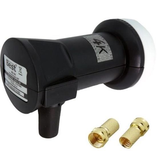 Lnb single high gain 70 db - fact.bruit 0,1db full hd 4k REDLINE Pas Cher - UBAL