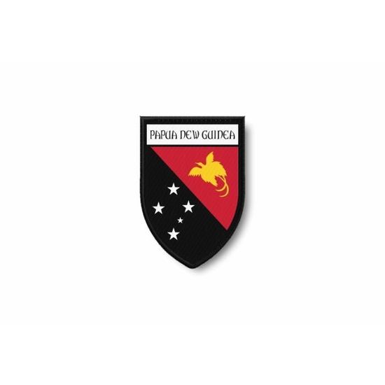 Patch écusson Drapeau Guinée-Bissau - Taille 5x8 Cm - Avec Système De Fixation Mâle/femelle