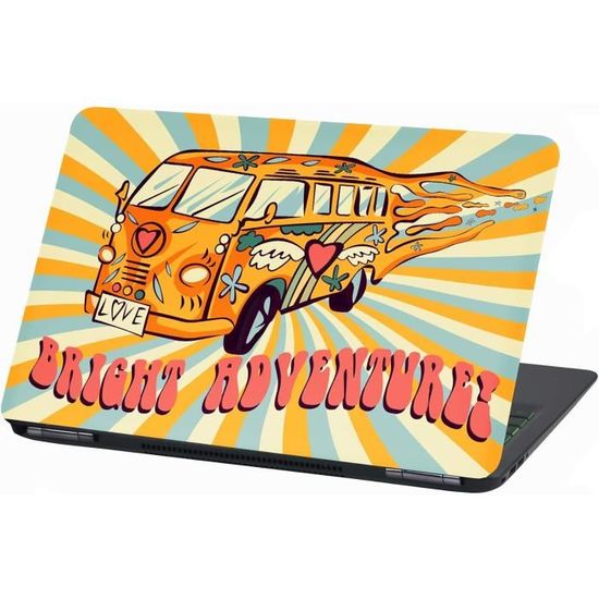 Skin Universel Pour PC Portable 14 Pouces - Motif Violet Paisley, Protection Style Itsaskin