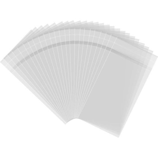 2000 Sacs Transparents Auto-adhésifs Cellophane 9x13 Cm - Pour Bijoux, Rangement, Neuf