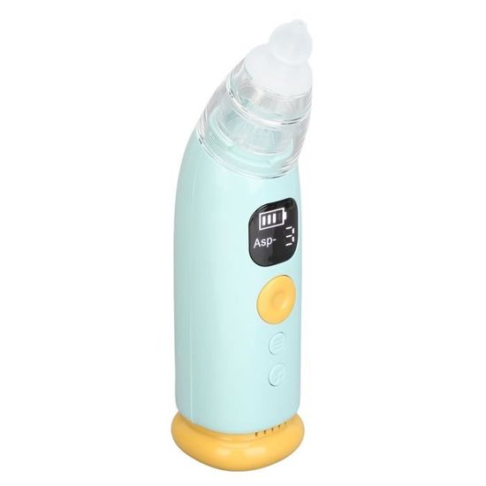 Aspirateur Nasal Électrique Pour Bébé Homefunk - 3 Niveaux D'Aspiration + 3 Embouts Silicone