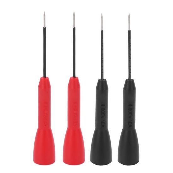 Paquete De 6 Sondas De Prueba Con Aguja De 2 Mm, 600 V/10 A