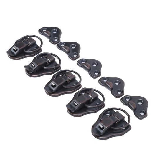 4 Pièces Loquet à Bascule, Sauterelles De Menuisier Réglable Fermeture à Levier En Métal Loquet