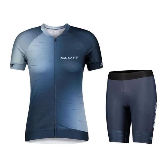 Maillot De Cyclisme Femme Descente – Manches Courtes, Corail, Taille L (Fabrication Japon)