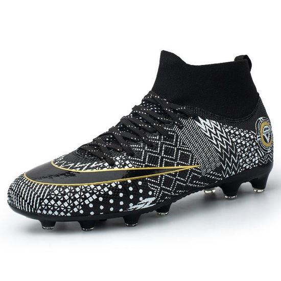 Chaussures De Football Pour Enfants - Crampons Caoutchouc - Taille Garçon/fille - Pour Entraînement Et Match
