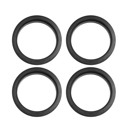 Lot De 4 Bagues De Centrage Pour Moyeu De Roue - Alésage 73,1 Mm à 56,6 Mm - Plastique Noir Uxcell