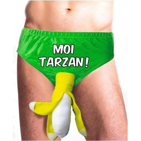 Humour - Slip Banane "Moi Tarzan"