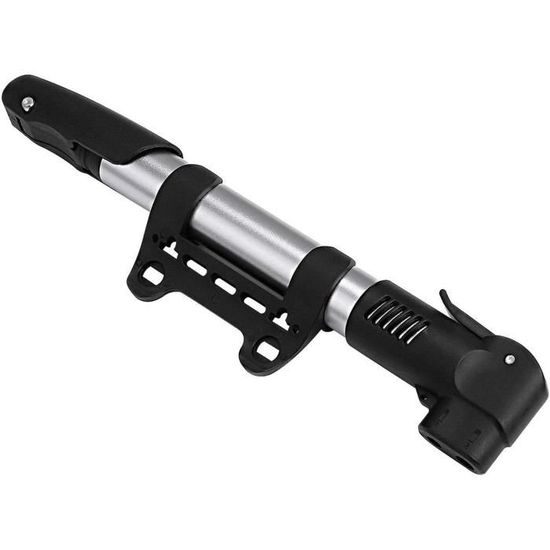 Pompe à Vélo Portable Mini - Acier Inoxydable, Valves Presta Et Schrader, 20 Cm, Légère (117g)
