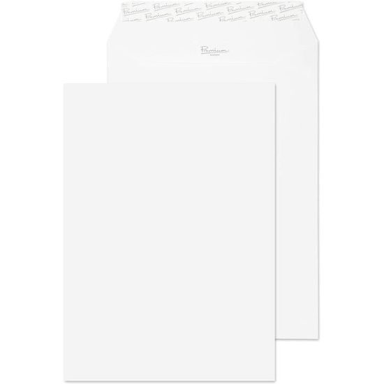 Wonninek Lot De 80 Enveloppes A4 C4 Kraft Résistantes Avec Fermoir - 324x229mm 105g/m² Pour Courrier Et Classement