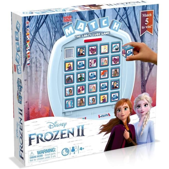 MATCH LA REINE DES NEIGES 2 - Disney Frozen - Jeu de société - Version ...