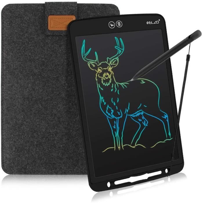 Tablette d'écriture lcd colorée de 12 pouces, graveur numérique ...