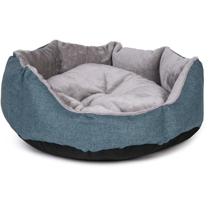 VADIGRAN Panier rond Ares - 52 cm - Turquoise - Pour chien