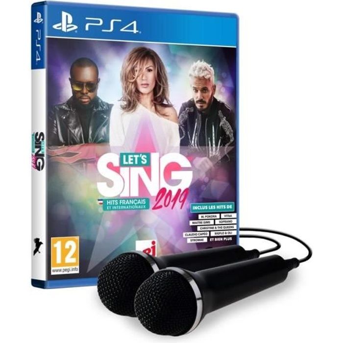 Let' Sing 2019 : Hits Français Et Internationaux + 2 Microphones Ps4 - vue 4