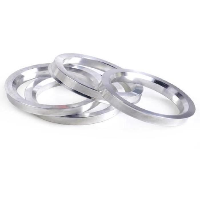 4 Bagues de centrage Aluminium Ext 75 - Int 56.1