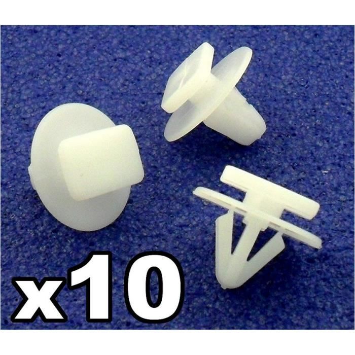 10 x Clips Agrafe Plastique Passages de Roues / Garnissages - Vauxhall Opel Corsa Combo - 122920 - LIVRAISON GRATUITE!